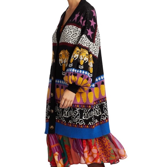 Farm Rio Mix Print Cardigan - Picture 5 of 16